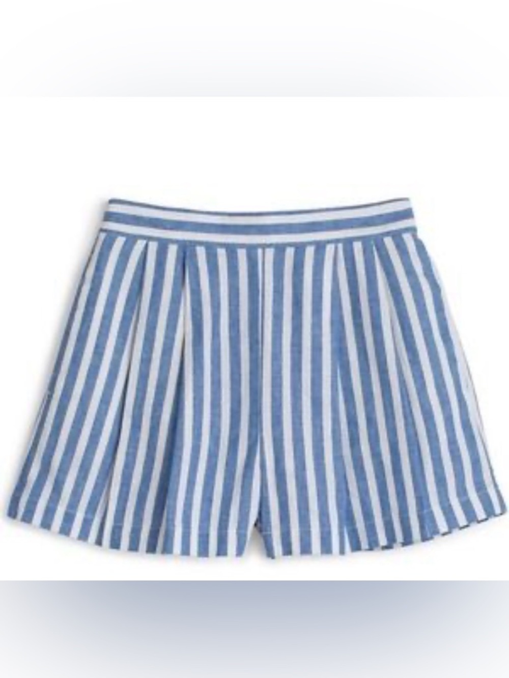 Hudson North Blue and White Striped shorts